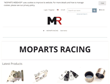 Tablet Screenshot of mopartswebshop.com